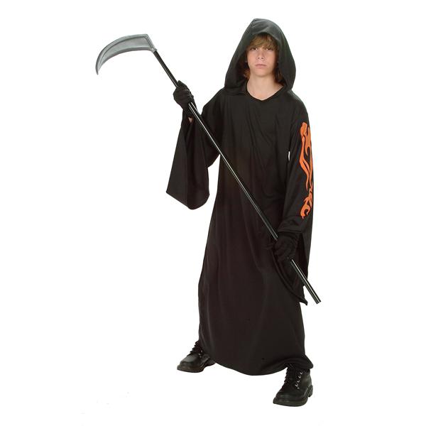 90179-m Flame Warrior Glow Costume - Size Child-medium