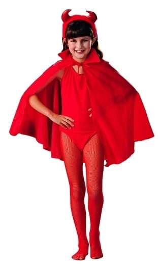 Child Costume Cape - Red - 27 Inches