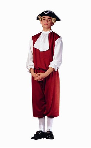 Colonial Man Costume - Size Adult Standard