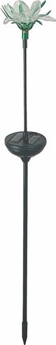 Royce Lighting RL12111S-09 Outdoor Solar Stake 3 Color Changing LED Orchid Light Royce Lighting RL12111S-09 Outdoor Solar Stake 3 Color Changing LED Orchid Light
