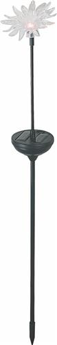 Royce Lighting RL1213S-09 Outdoor Solar Stake 3 Color Changing LED Sunflower Lights in Black Paint Royce Lighting RL1213S-09 Outdoor Solar Stake 3 Color Changing LED Sunflower Lights in Black Paint