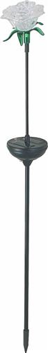 Royce Lighting RL1214S-09 Outdoor Solar Stake 3 Color Changing LED Rose Light in Black Paint Royce Lighting RL1214S-09 Outdoor Solar Stake 3 Color Changing LED Rose Light in Black Paint