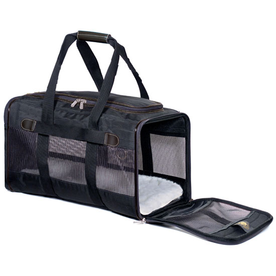 Sherpa Pet Group 55531 Original Deluxe Pet Carrier - Small - Black