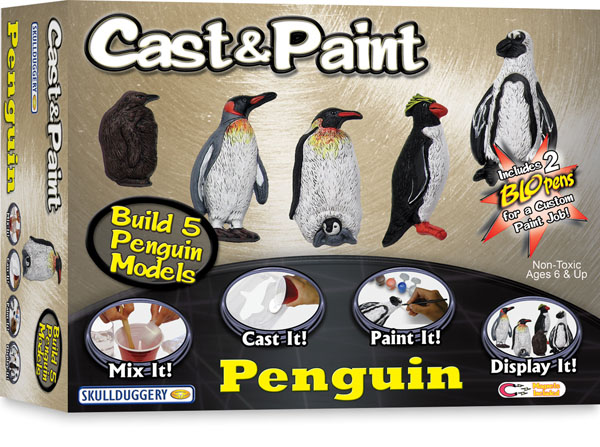 Skullduggery 07660 Penguin Cast And Paint Modeling Kit