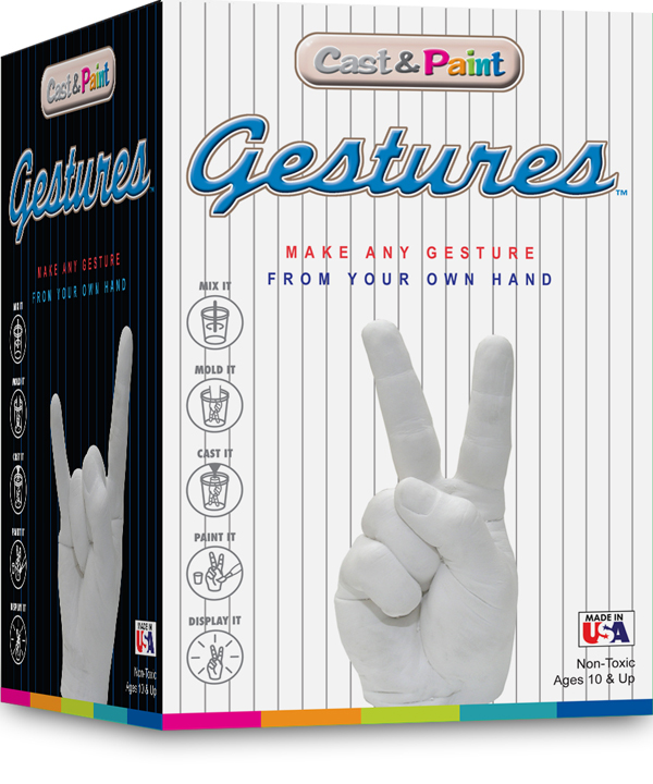 Skullduggery 07720 Gestures Cast And Paint Modeling Kit