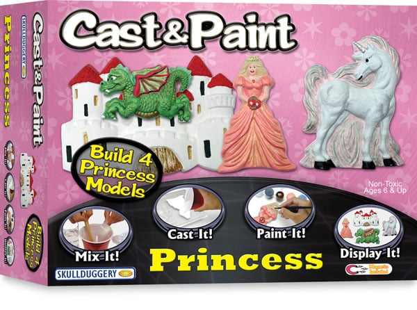 Skullduggery 07900 Princess Cast And Paint Kit