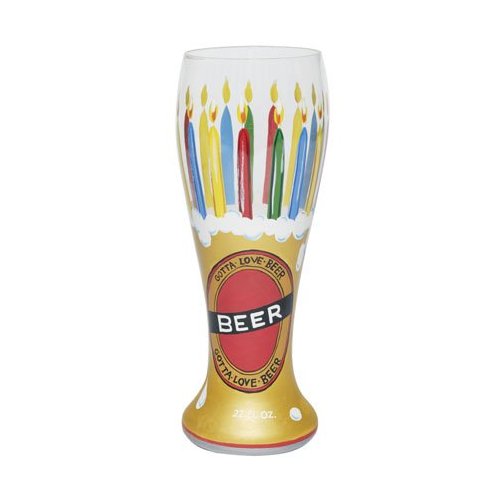 Santa Barbara Design Studio PIL5550R Lolita Pilsner Glass Birthday Beer