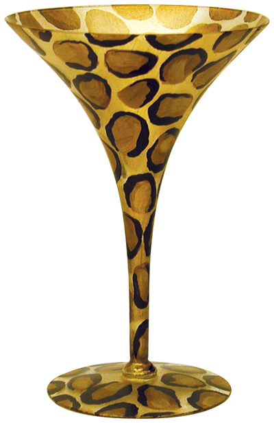 Santa Barbara Design Studio - GLS4-5510J - Lolita - Martini Glass - Leopard