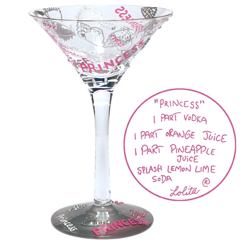 Santa Barbara Design Studio GLS45570W Lolita Martini Glass Princess