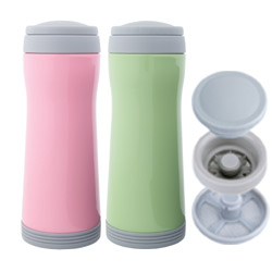 Timolino VML35TGPI 12 oz. Vacuum Infuser Mug in Pink