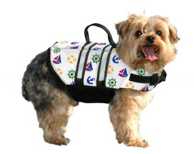 Paws Aboard PA-N1300 Small Nautical Dog Life Jackets 15 - 20 Lbs.