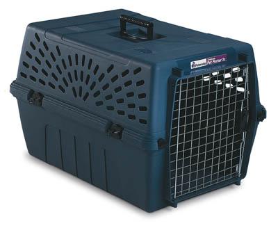 Petmate PTM21858 Deluxe Pet Porter Jr Intermediate Navy 24 x 16.3 x 14.8 Inches