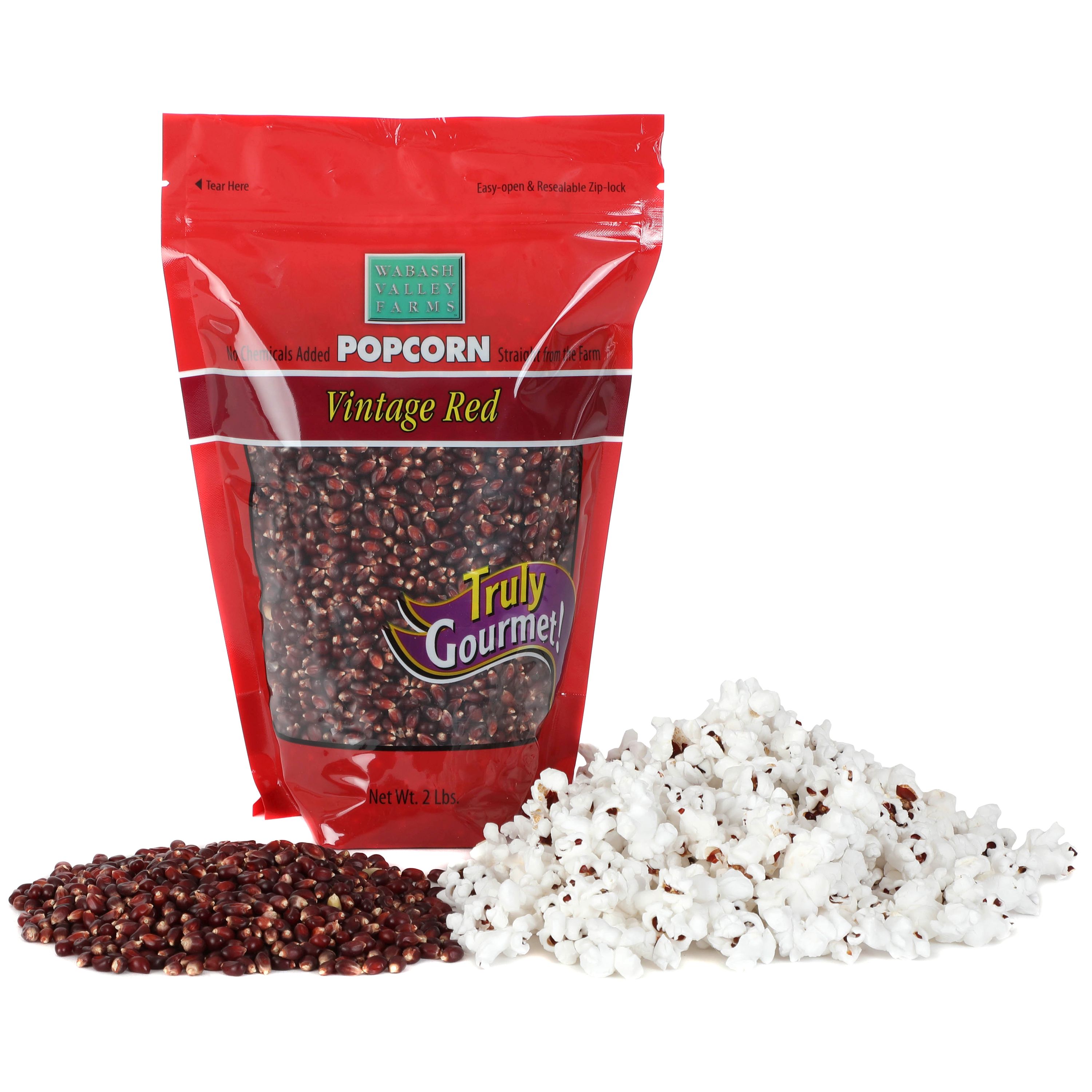 42500 Gourmet Popping Corn- Red 2 Pound