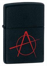 Zippo 20842 Windproof Black Matte Anarchy Lighter