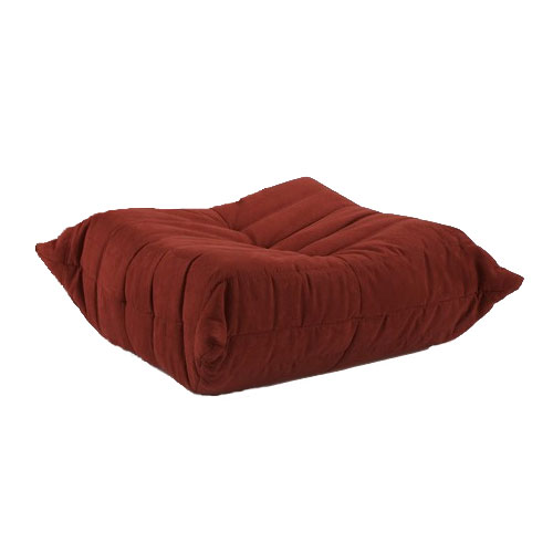 Alphaville 206642 Euro-Modern Downlow Ottoman- Red