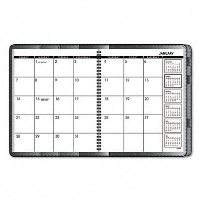 AtAGlance 7726005 Complete PlannerFolio with Large Monthly Planner 9 x 11 Black