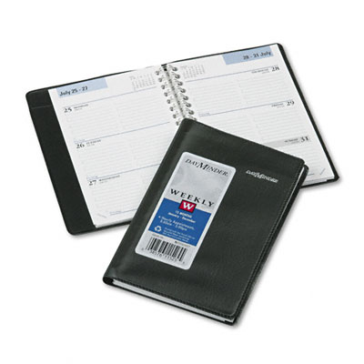At-A-Glance G23500 Weekly Appointment Book Hourly Appointments Refillable 3-3/4 x 6 Black