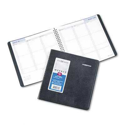 AtAGlance G59500 Weekly Appointment Book Ruled 8 x 81/2 Black