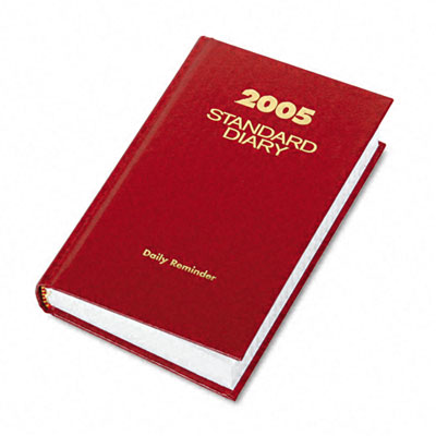 AtAGlance SD38513 Standard Diary Brand Hardbound Daily Reminder Book RD 43/16 x 61/2