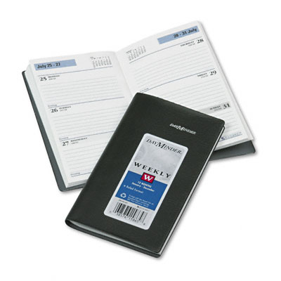At-A-Glance SK4800 Weekly Appointment Book Ruled without Appointment Times 3-1/2 x 6-3/16 Black