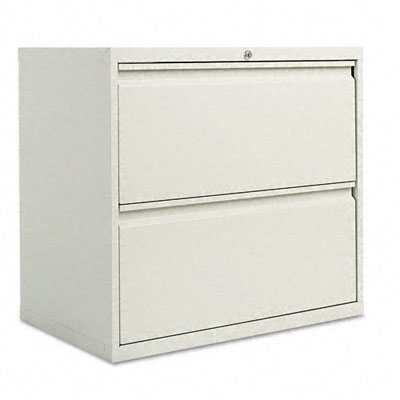 Alera LA523029LG Two-Drawer Lateral File Cabinet 30w x 19-1/4d x 29h Light Gray