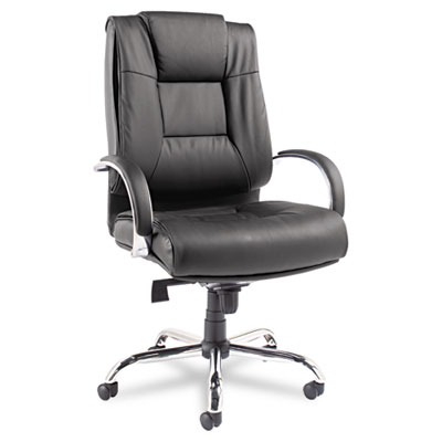 Alera Rv44ls10c Ravino Big & Tall Series High Back Swivel/tilt Leather Chair 450lb Cap. Black