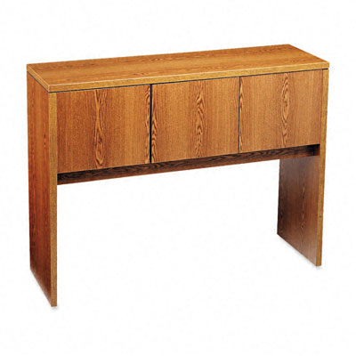 HON 105323MM 10500 Stack-On Storage Hutch for Return 48w x 14-5/8d x 37-1/8h Medium Oak