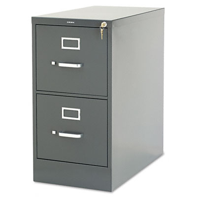 HON 312PS 310 Series TwoDrawer FullSuspension File Letter 261/2d Charcoal