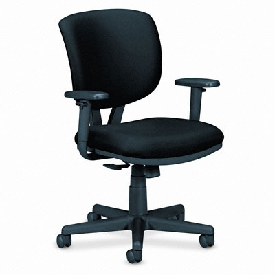 5703ga10t Volt Series Task Chair With Synchro-tilt Polyester Black Upholstery