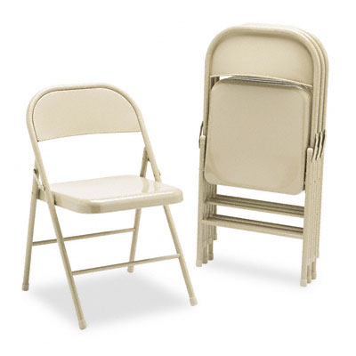 HON FC01LBG AllSteel Folding Chairs Light Beige Four per Carton