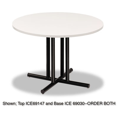Iceberg 69137 Round Conference Room Table Top 36 Diameter Graphite