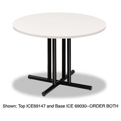 Iceberg 69147 Round Conference Room Table Top 42 Diameter Graphite