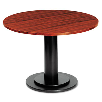 Iceberg 69158 Round Conference Room Table Top 48 Diameter Mahogany