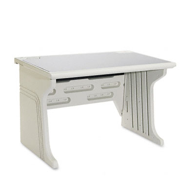 Iceberg 92303 Aspira Modular Workstation Table  48w x 28d x 30h  Platinum
