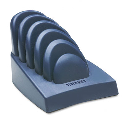 Kensington 62061 InSight Priority Puck Five-Slot Desktop Copyholder Plastic Dark Blue/Gray