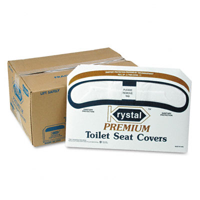 Krystal K2500 Premium HalfFold Toilet Seat Covers 250 Covers/box 10 Boxes/carton