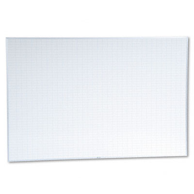 Magna Visual PBFG28 Planning Board 1 x 2 Grid Porcelain-on-Steel 72 x 48 Blue/White