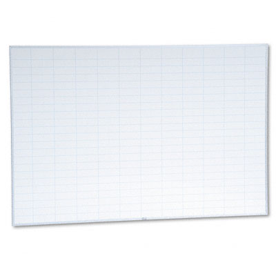 Magna Visual PBFGL8 Planning Board 2x3 Grid Porcelain-On-Steel 72 x 48 Blue/White