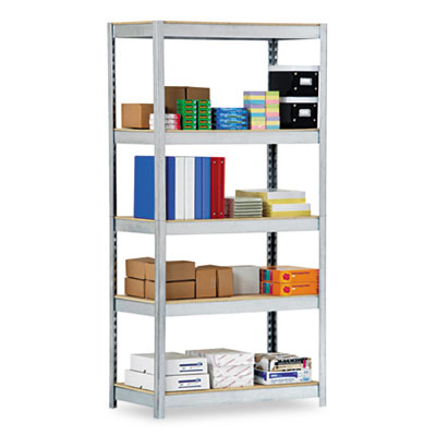 Metal HPG361872 Industrial Shelving Five Shelves 36w x 18d x 72h Silver