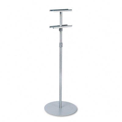 Adjustable Telescopic Pole Floor Sign Stand Metal 44 To 73 H