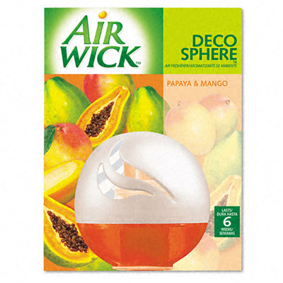 Reckitt Benckiser 76755 Decosphere Air Freshener Papaya and Mango 2.5oz. Container