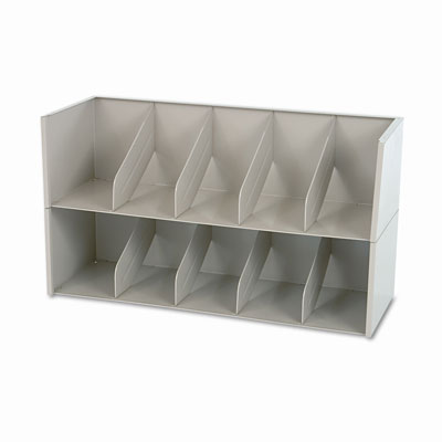 Tennsco AS36LSD AddAStack Shelving System 2Shelf Filing Tier 36w x 133/16d x 10h Sand