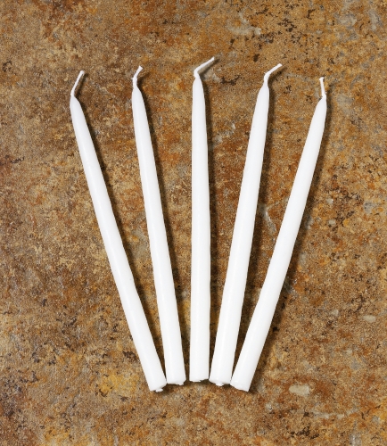 Biedermann amp; Sons C1225CWT Hanukah Candles CaseWhite