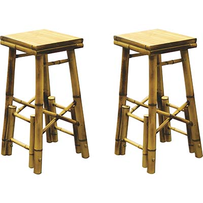 Homestyle BABBS2 Bamboo Bar Stools