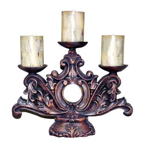 - 34224bd - Small Florentine Candleholder In Brandywine
