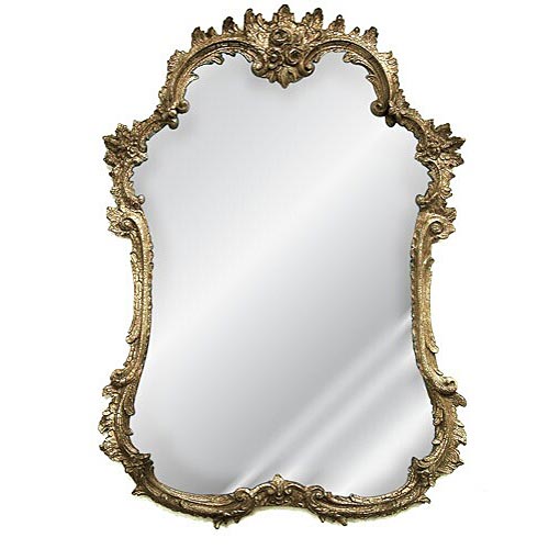 Hickory Manor 7140FAC French Flat Mirror - Antique Crackle Finish