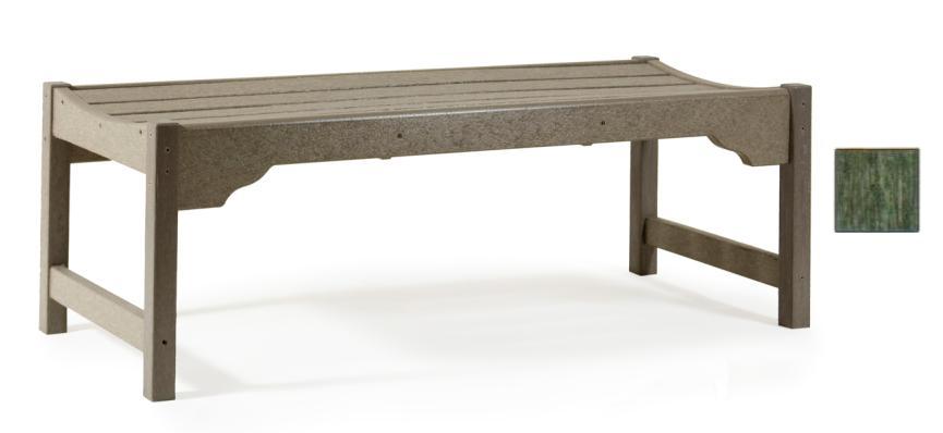Casual Living Backless Benches Hunter Green