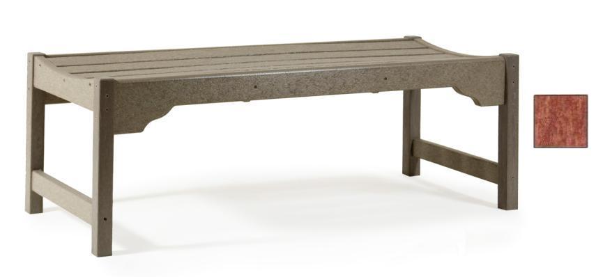 Casual Living Backless Benches Burgundy