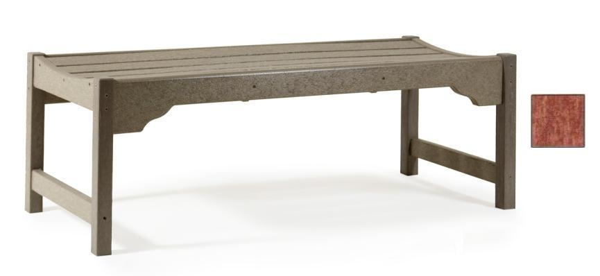 Casual Living Backless Benches Burgundy