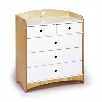 Offi Bebe 2 Dresser With 5 Drawers